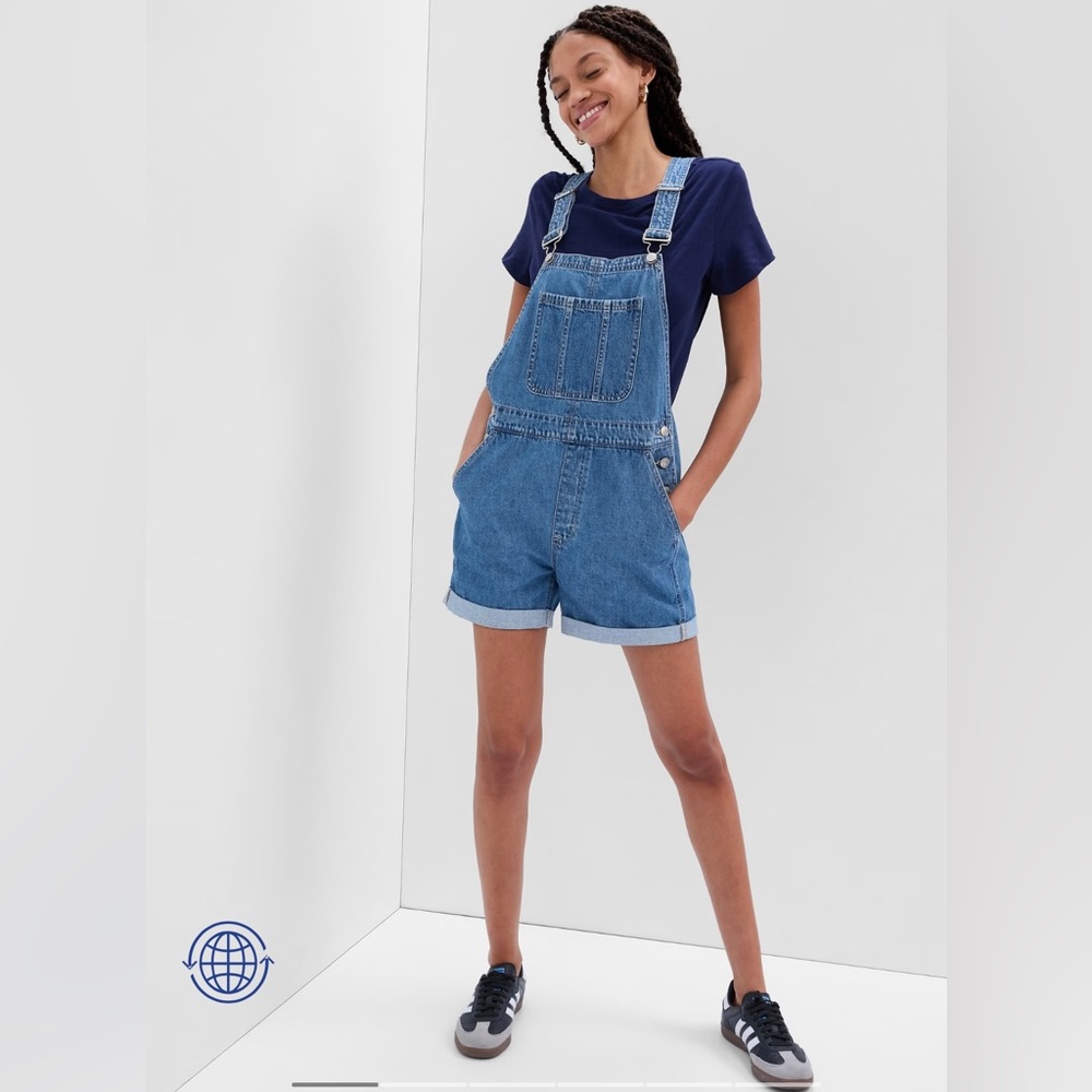 Gap Denim Short Overalls